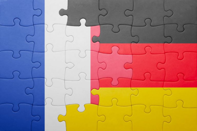 drapeau allemand/français en puzzle